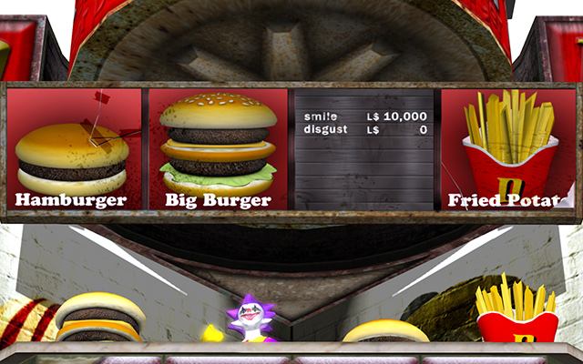 Menu panel